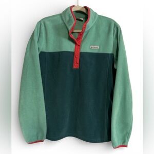 Columbia Teal/Aqua Snap T Fleece